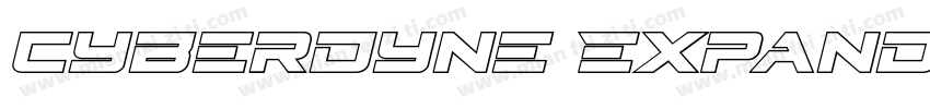 Cyberdyne Expanded Italic Expanded字体转换
